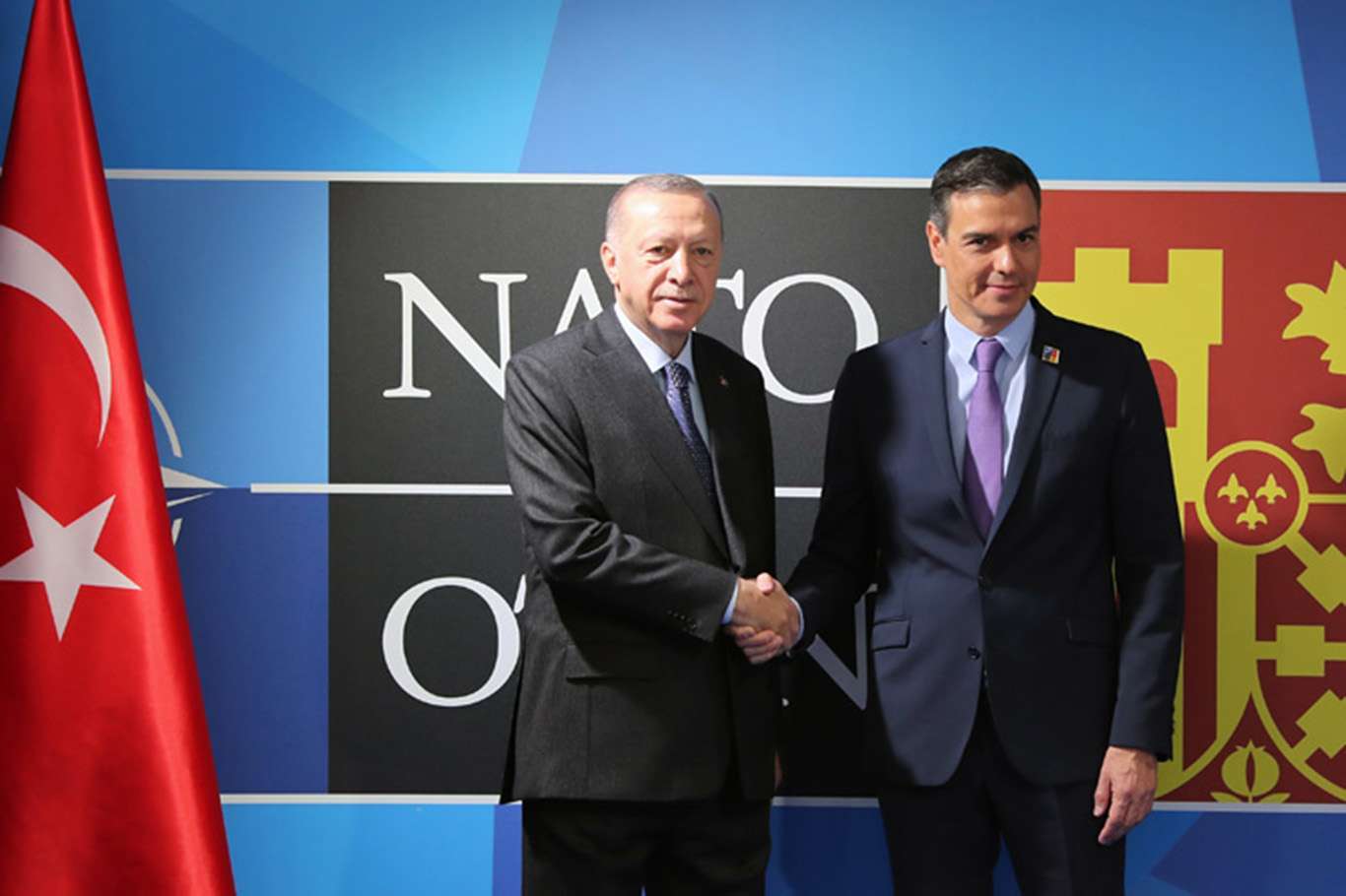 Erdoğan meets with Spainish Prime Minister Pedro Sánchez
